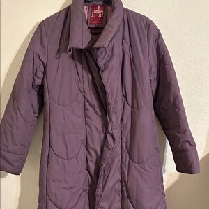 Gallery Women's Lavender Puffer Jacket Winter Warm Cozy Stylish